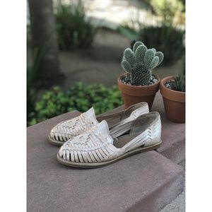 Women's Leather Huarache Sandals